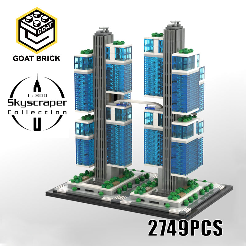 Goat Bricks DJI Sky City 1:800 Scale Building Blocks Model