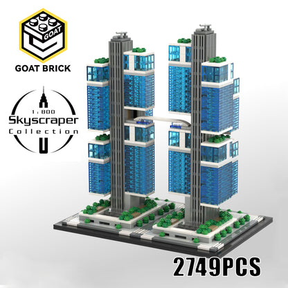 Goat Bricks DJI Sky City 1:800 Scale Building Blocks Model