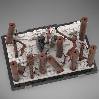 Goat Bricks Star Movie Duel on Starkiller Base Building Blocks Model
