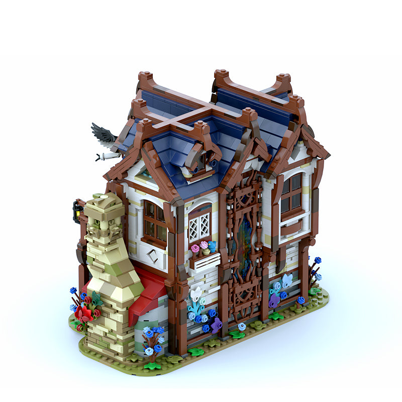 Goat Bricks Andwraith's BAKERY [the Rainy Street Series] Building Blocks Model