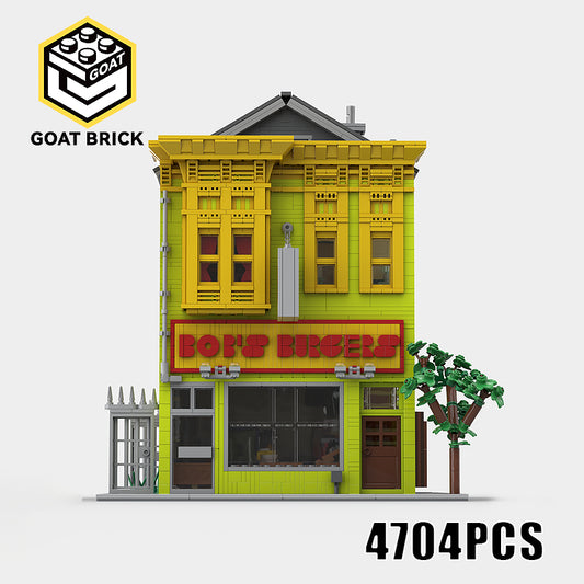 Goat Bricks Bob's Burgers house Building Blocks Model