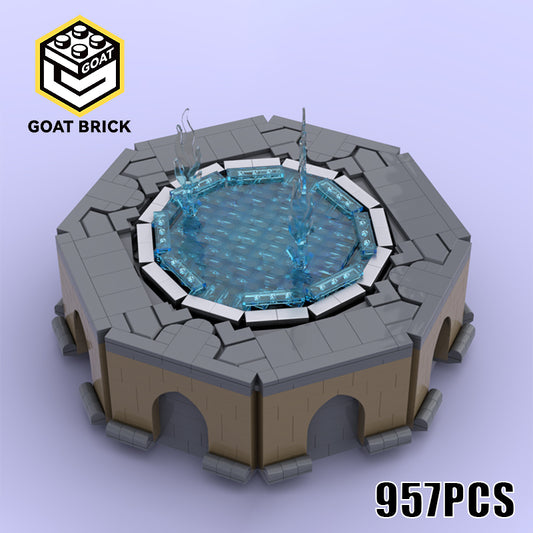 Goat Bricks Magical Movie The Headmaster's Pensieve Building Blocks Model
