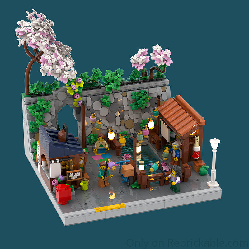 Goat Bricks Japanese Modular Collection II Building Blocks Model