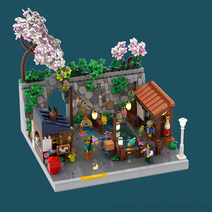 Goat Bricks Japanese Modular Collection II Building Blocks Model