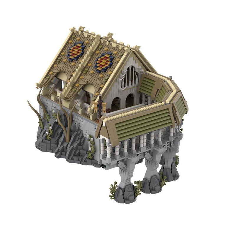 Goat Bricks UCS Rivendell - Elrond's House Building Blocks Model