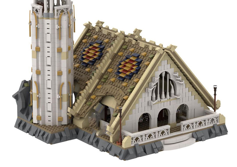 Goat Bricks UCS Rivendell - Bilbo's House Building Blocks Model