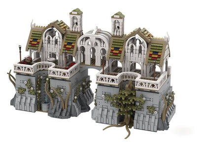 Goat Bricks UCS Rivendell - Great Walls Building Blocks Model