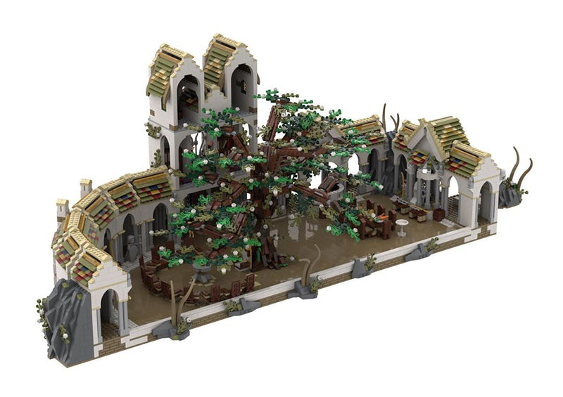 Goat Bricks UCS Rivendell - Council of Elrond Building Blocks Model