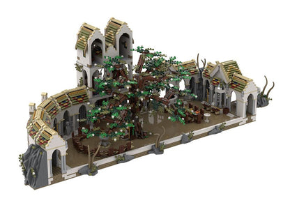 Goat Bricks UCS Rivendell - Council of Elrond Building Blocks Model