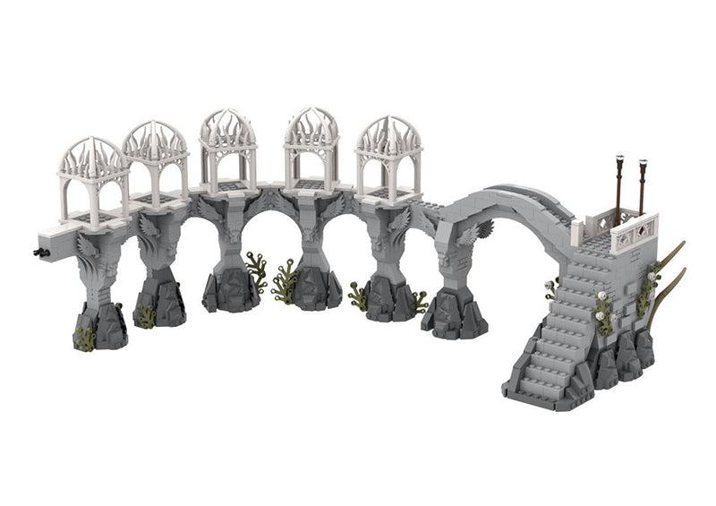 Goat Bricks UCS Rivendell - Great Walls Building Blocks Model