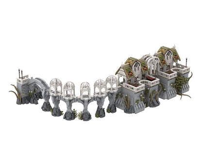 Goat Bricks UCS Rivendell - Great Walls Building Blocks Model