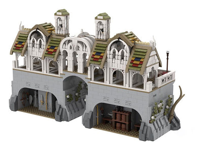Goat Bricks UCS Rivendell - Great Walls Building Blocks Model
