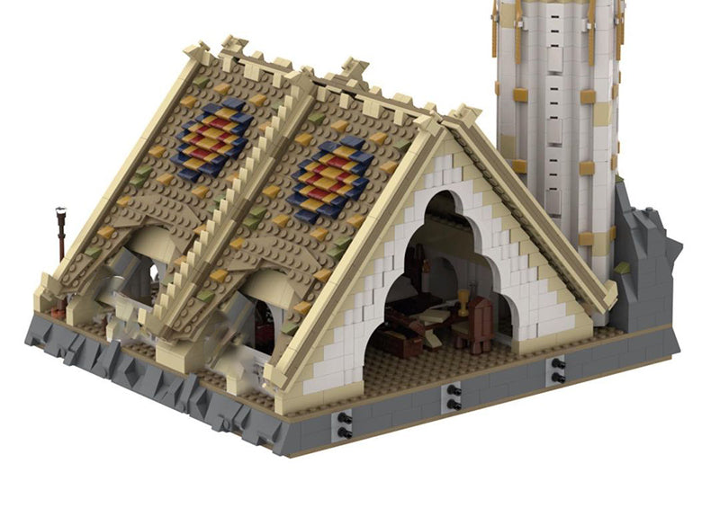 Goat Bricks UCS Rivendell - Bilbo's House Building Blocks Model