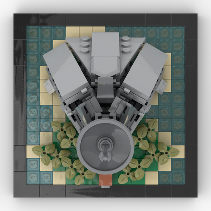 Goat Bricks Star Movie Scarif Citadel Tower - Architecture Scale Building Blocks Model