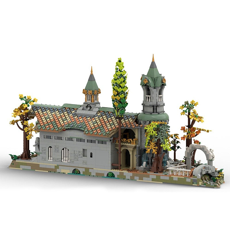 Goat Bricks Rivendell Horse Stables Building Blocks Model