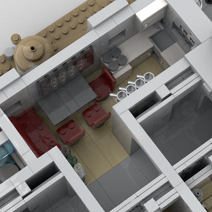 Goat Bricks Star Movie The Mandalorian's Hut on Nevarro Building Blocks Model