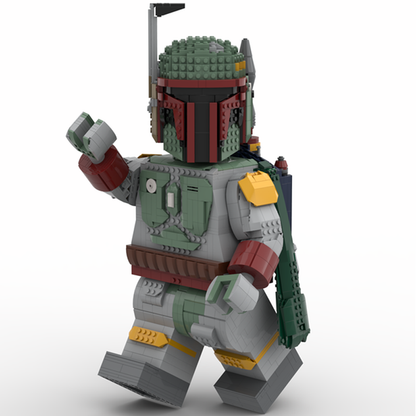 Goat Bricks Star Movie Boba Fett Mega Figure Model II