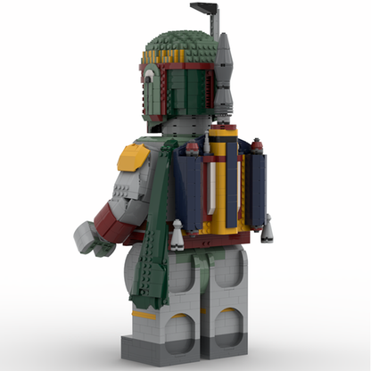 Goat Bricks Star Movie Boba Fett Mega Figure Model II