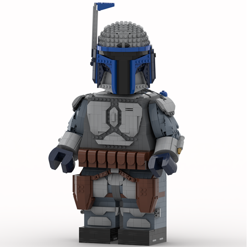 Goat Bricks Star Movie Jango Fett Mega Figure Model