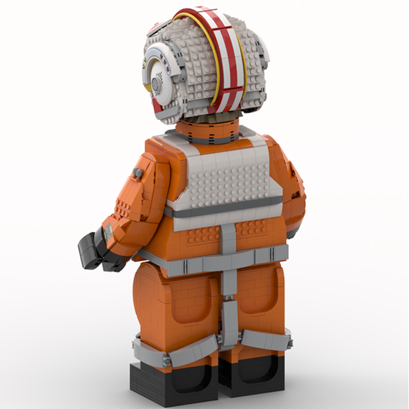 Goat Bricks Star Movie LukeSkywalker (Red Five)  Mega Figure Model