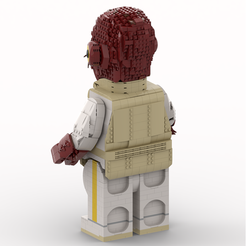 Goat Bricks Star Movie Admiral Ackbar Mega Figure Model