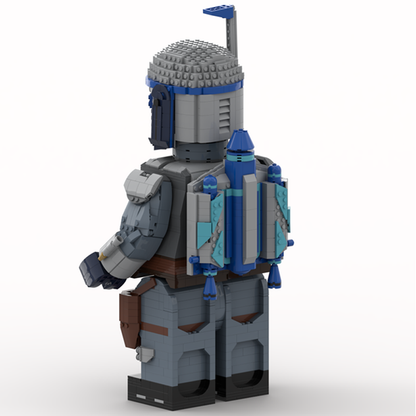 Goat Bricks Star Movie Jango Fett Mega Figure Model