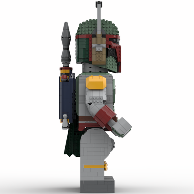 Goat Bricks Star Movie Boba Fett Mega Figure Model II