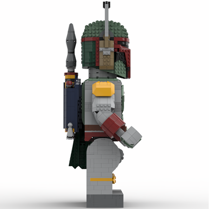 Goat Bricks Star Movie Boba Fett Mega Figure Model II