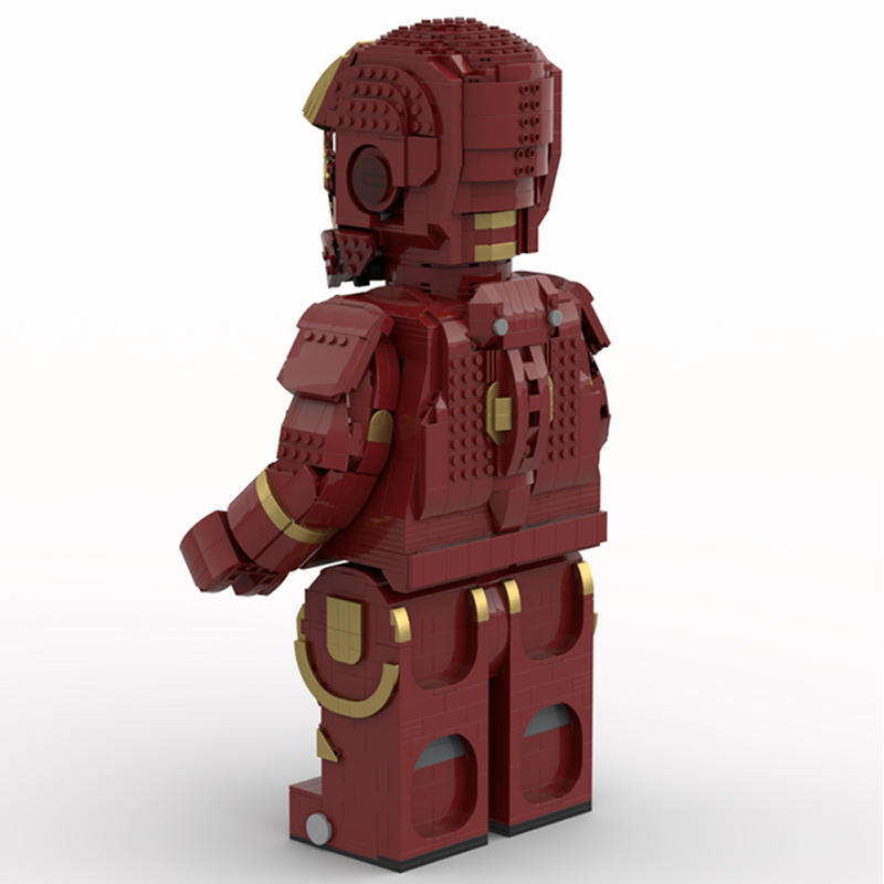 Goat Bricks Star Movie Iron Man Mega Figure Model