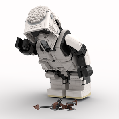 Goat Bricks Star Movie Scout Trooper Mega Figure Model
