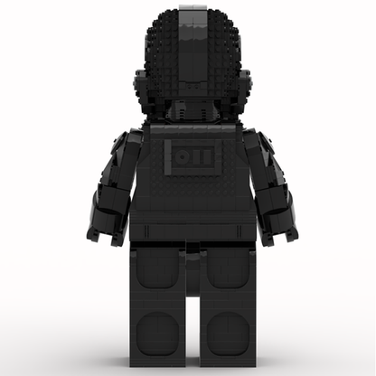 Goat Bricks Star Movie Tie Fighter Pilot Mega Figure Model