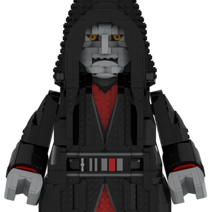 Goat Bricks Star Movie Emperor Palpatine Megafigure - The Rise of Skywalker version Model