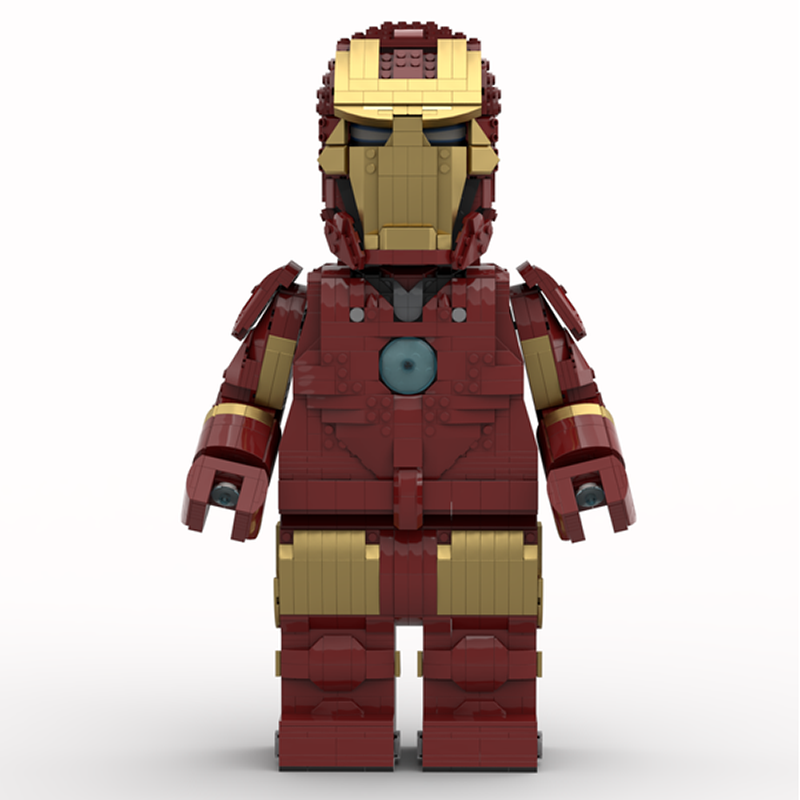 Goat Bricks Star Movie Iron Man Mega Figure Model