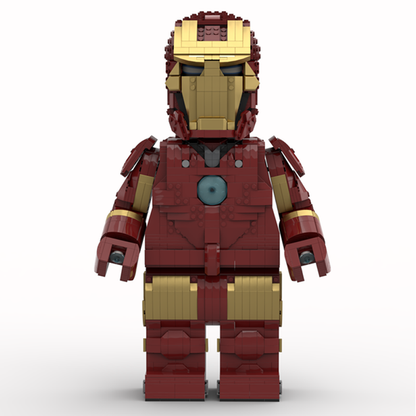Goat Bricks Star Movie Iron Man Mega Figure Model