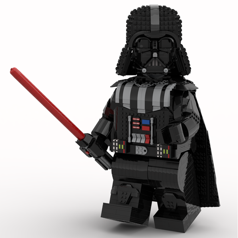 Goat Bricks Star Movie Darth Vader Mega Figure Model