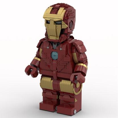 Goat Bricks Star Movie Iron Man Mega Figure Model