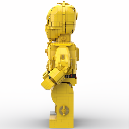 Goat Bricks Star Movie C-3PO Mega Figure Model