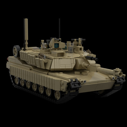 Goat Bricks M1A2 Abrams SEP TUSK V2 Building Blocks Model