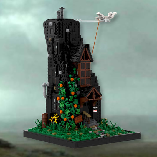 Goat Bricks Magical Movie Lovegood House Building Blocks Model