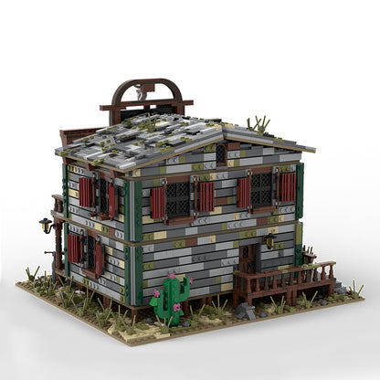Goat Bricks The saloon Building Blocks Model