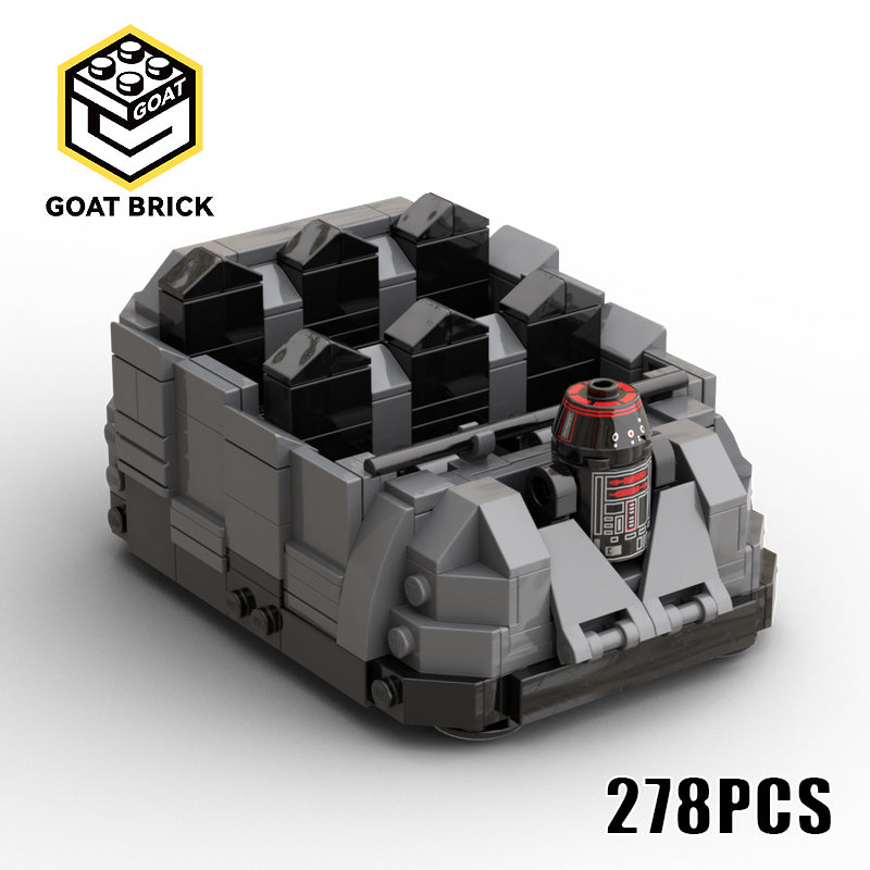 Goat Bricks Star Movie Rise of the Resistance First Order Transport Building Blocks Model