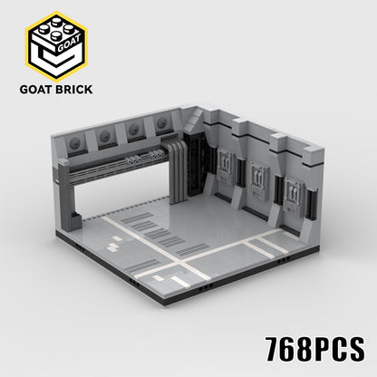 Goat Bricks Star Movie Display for set 75381 - Droideka Building Blocks Model