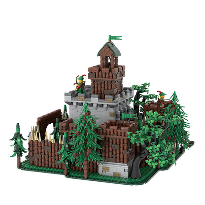 Goat Bricks Forestmen's castle Building Blocks Model