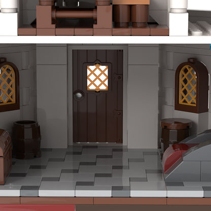 Goat Bricks White Wizard's tower Building Blocks Model