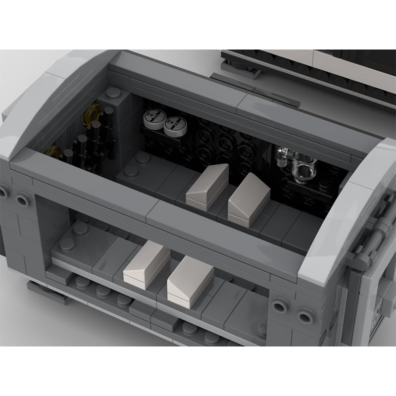 Goat Bricks Star Movie Module: Med Pod and Small Barrack for My Imperial Heavy Freighter Building Blocks Model