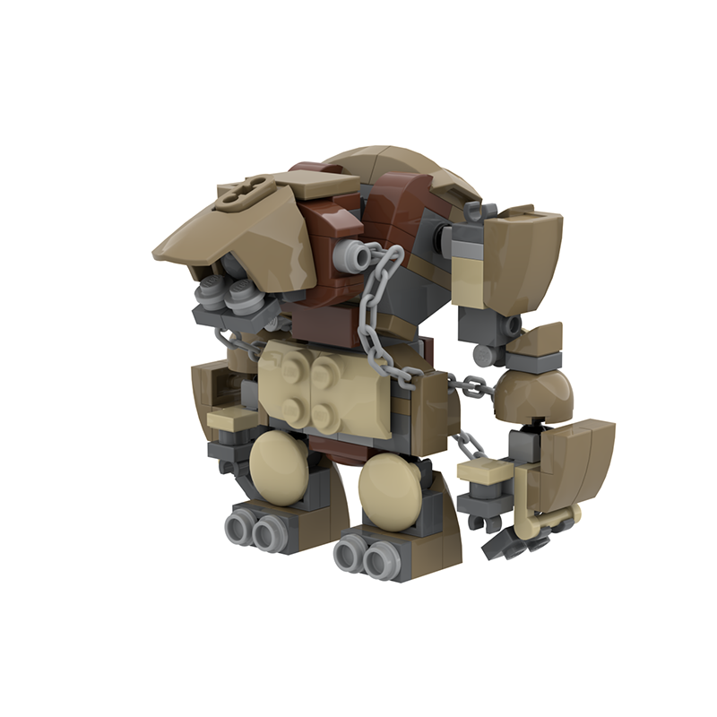 Goat Bricks Mordor Olog-Hai Building Blocks Model