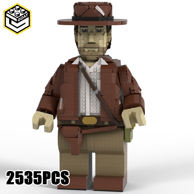 Goat Bricks Star Movie Indiana Jones Mega Figure Model