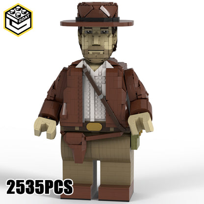 Goat Bricks Star Movie Indiana Jones Mega Figure Model