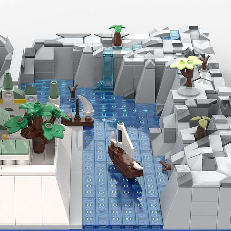 Goat Bricks The white citadel Building Blocks Model