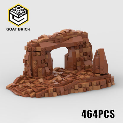 Goat Bricks Star Movie Geonosis Medium Landscape MOC Building Blocks Model